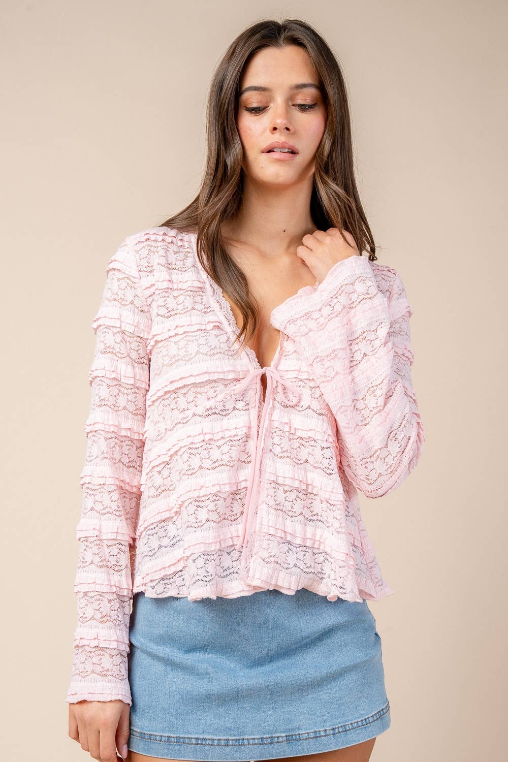 LESLIE LACE TOP
