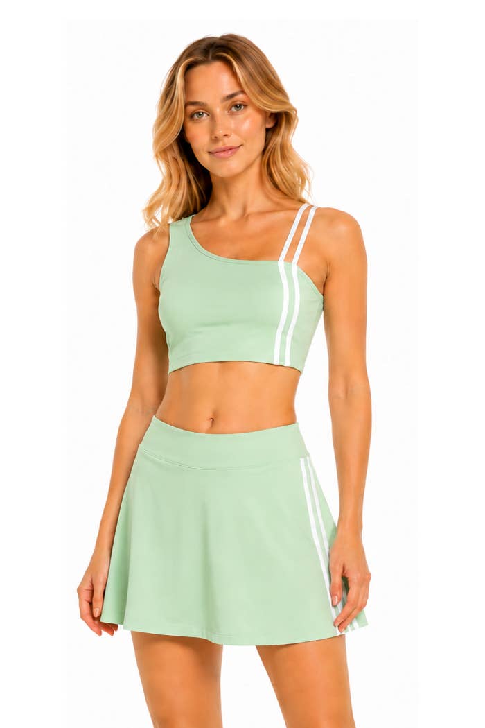 The Mint Palm Skort Set