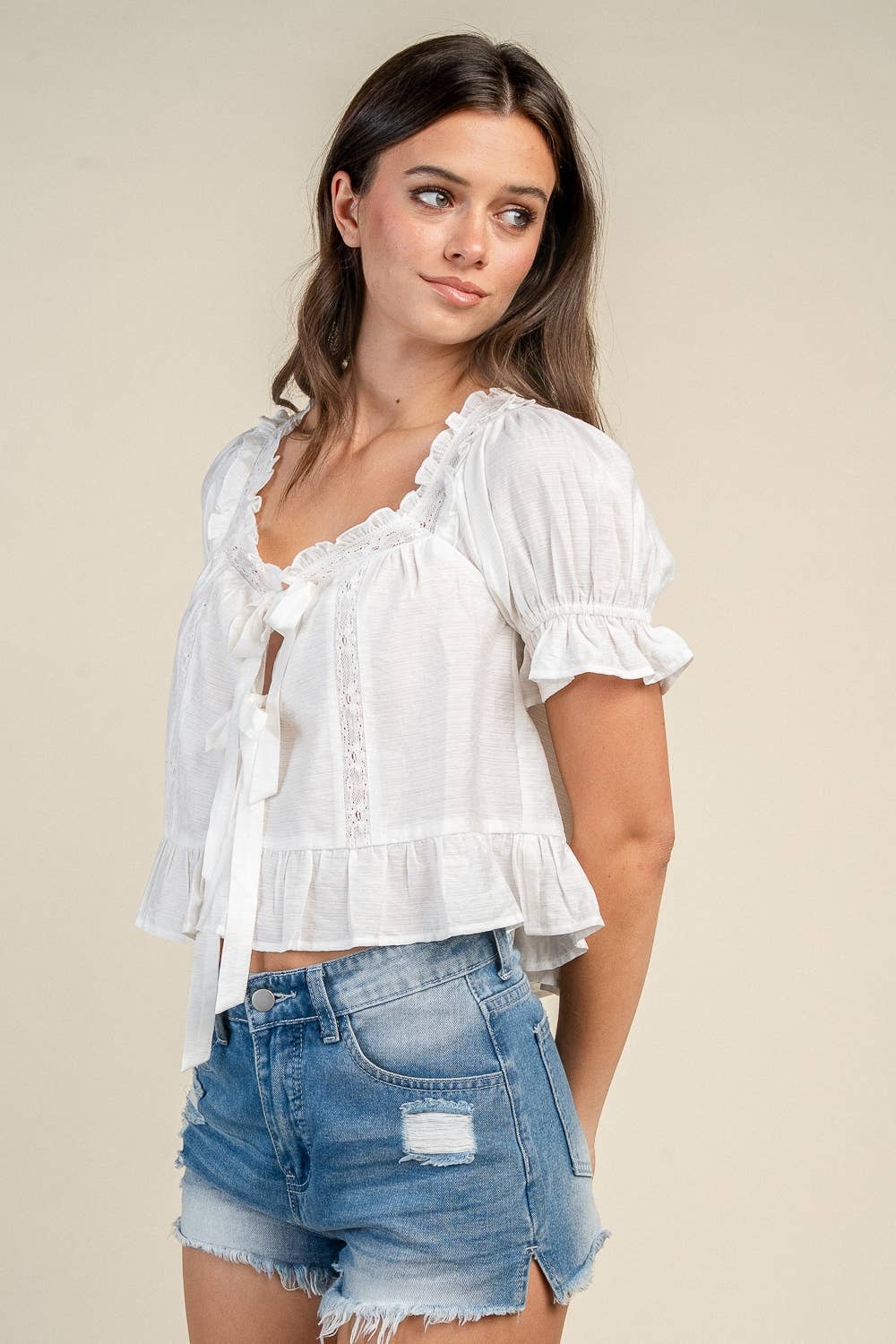 CANDICE PUFF SLEEVE TOP