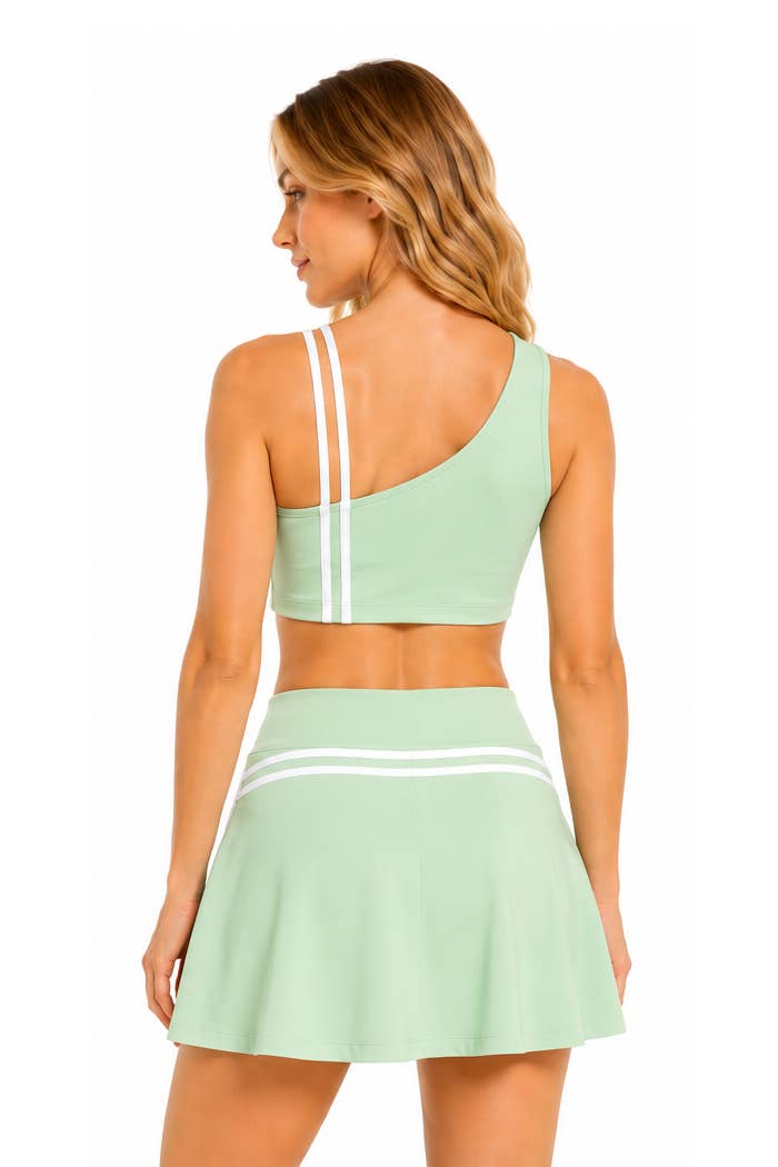 The Mint Palm Skort Set