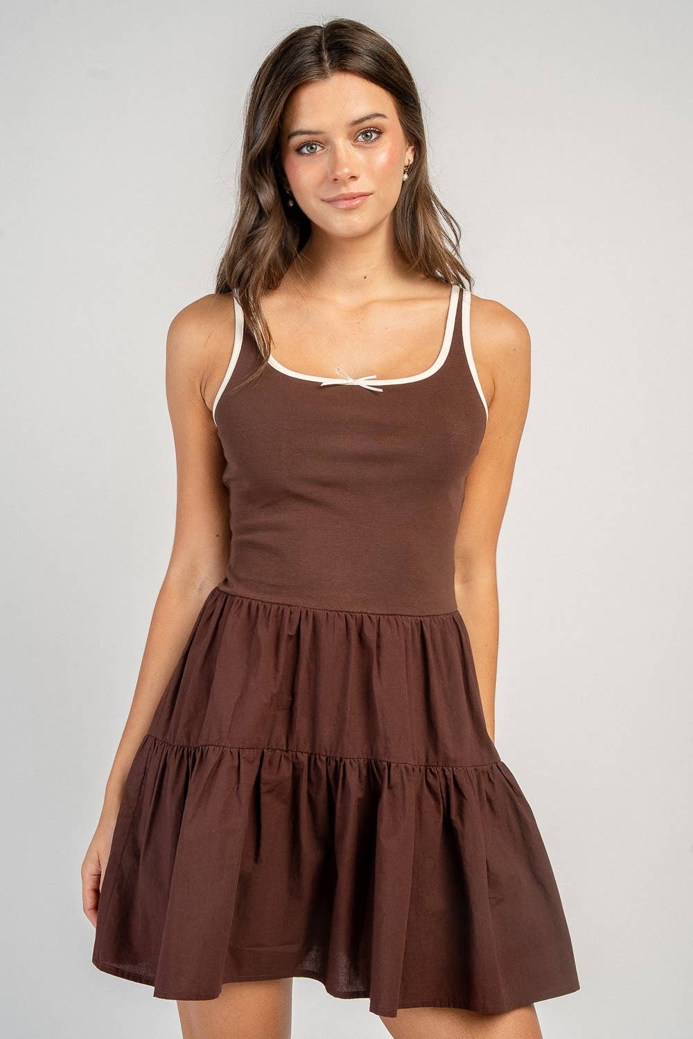 BESSIE DROP WAIST  MINI DRESS