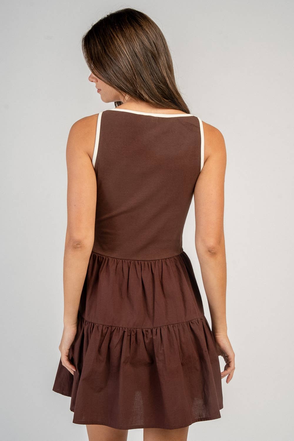 BESSIE DROP WAIST  MINI DRESS