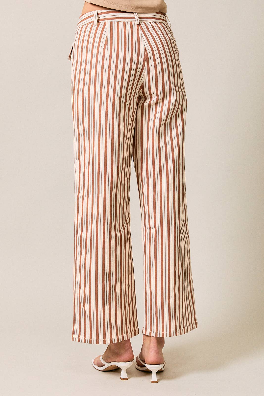 The Lennon High Waisted Stripe Pant
