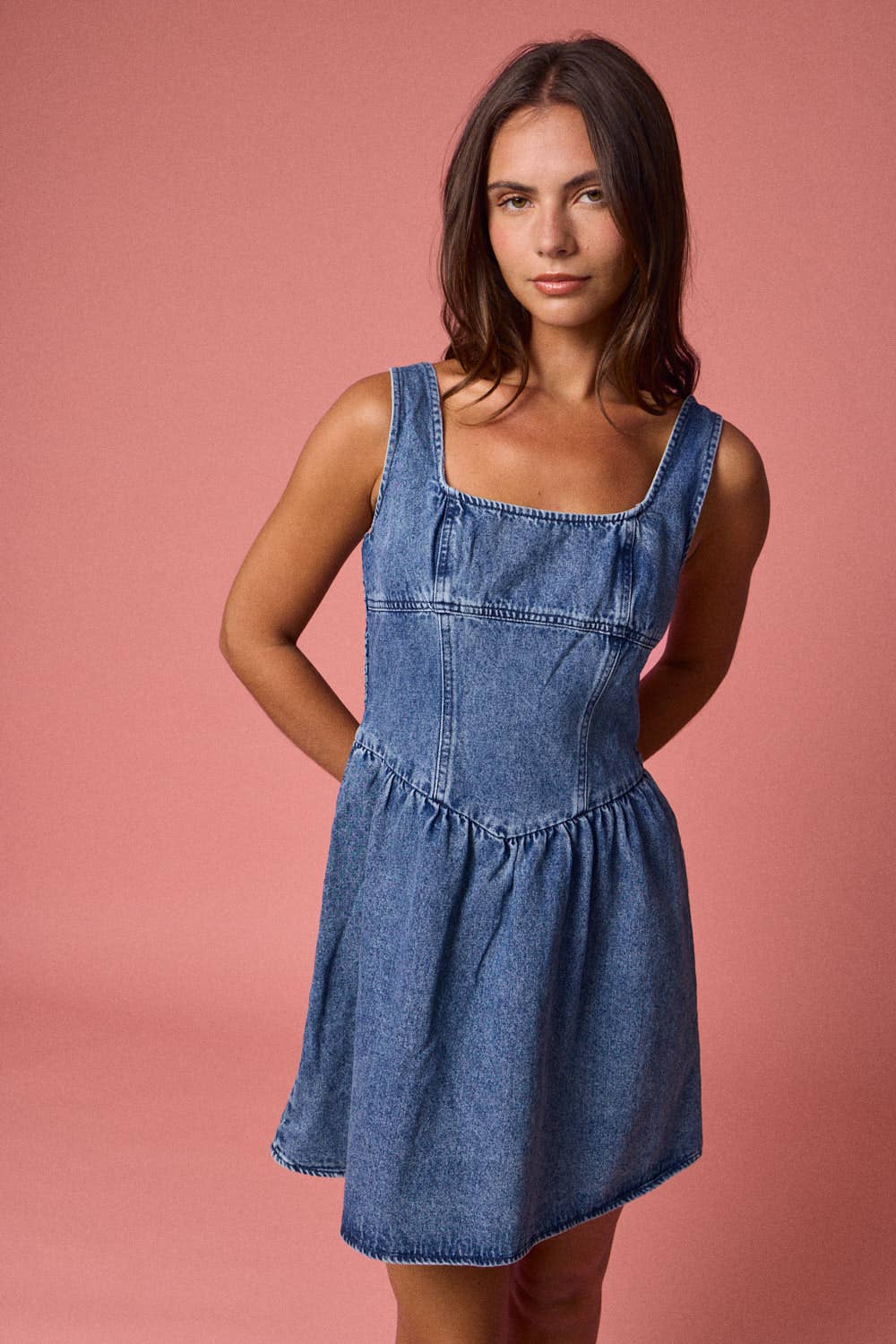 Rowan Mini Denim Dress