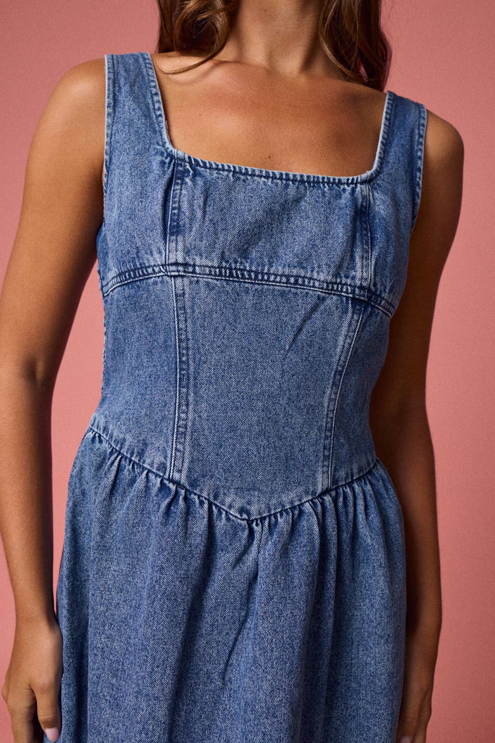 Rowan Mini Denim Dress