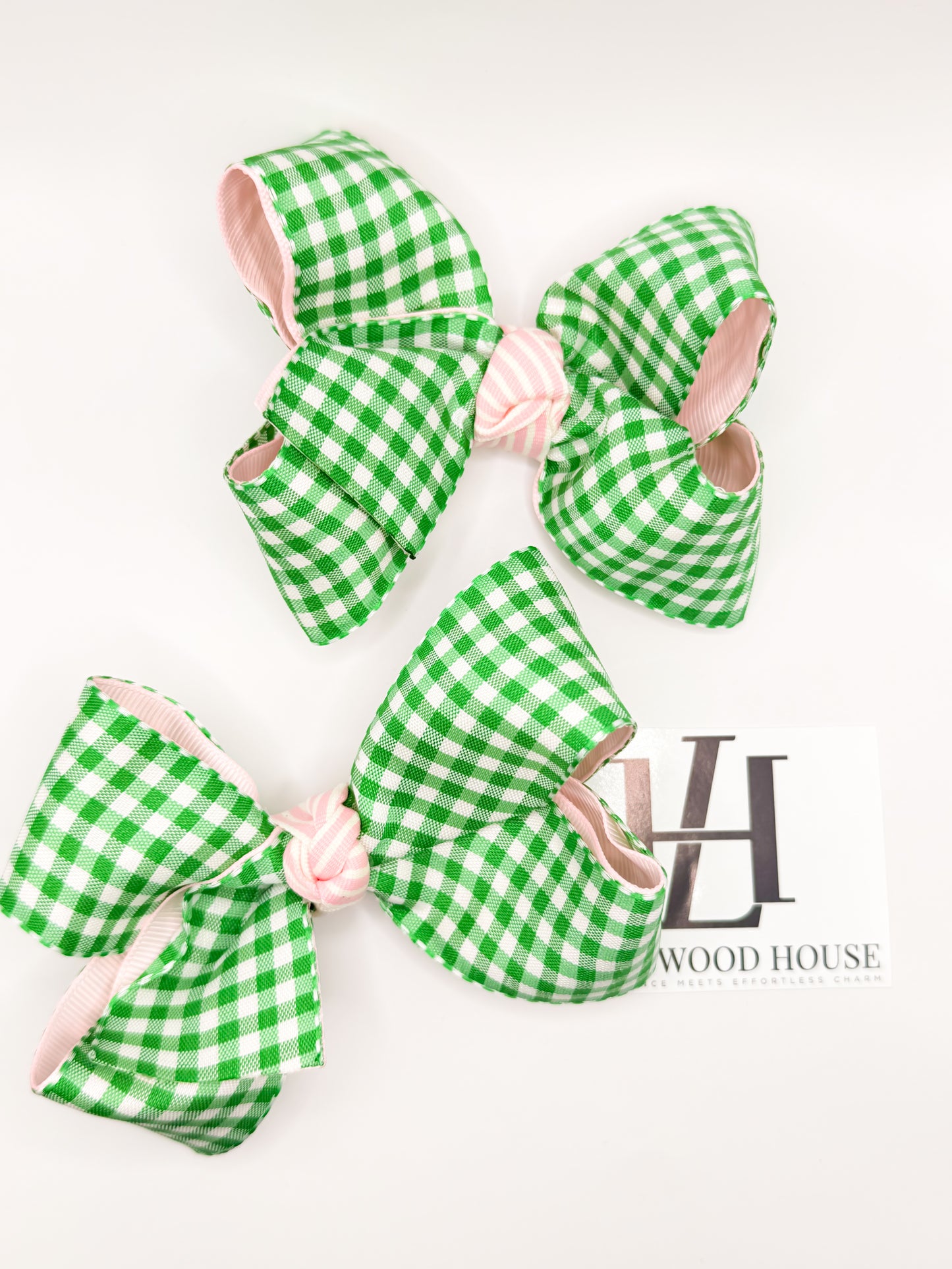 Green Spring Gingham Piggies