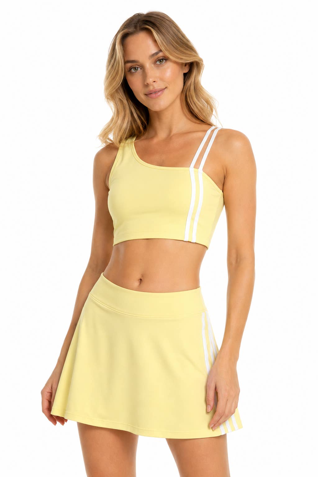 The Yellow Palm Skort Set