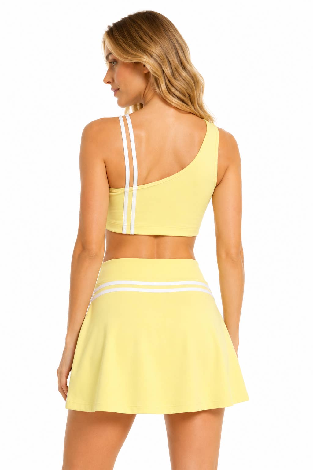 The Yellow Palm Skort Set