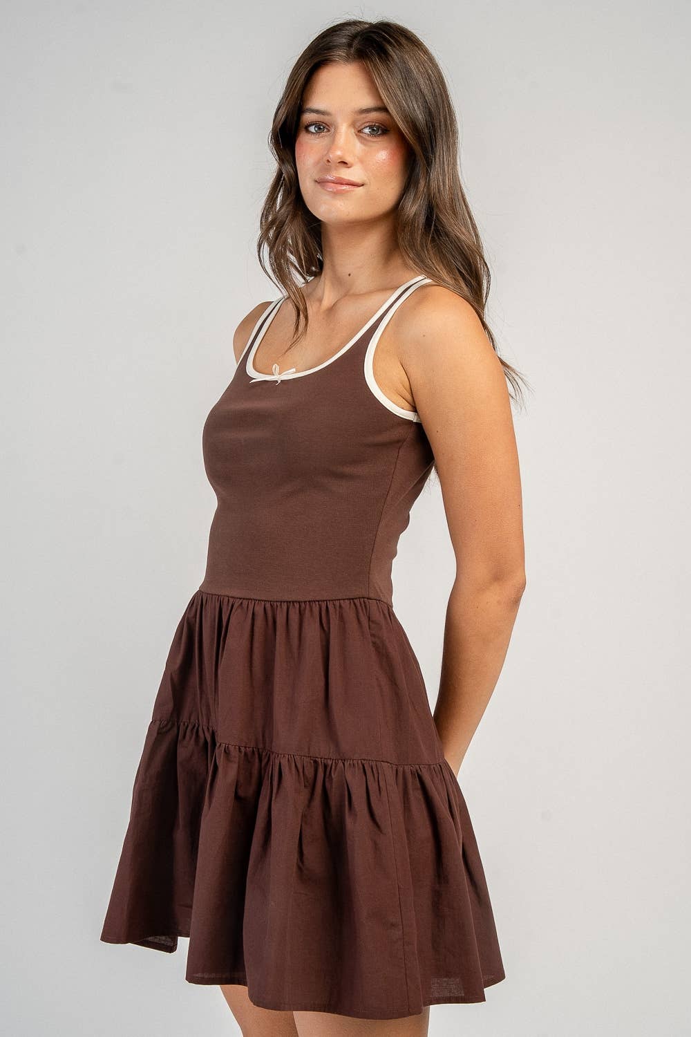 BESSIE DROP WAIST  MINI DRESS