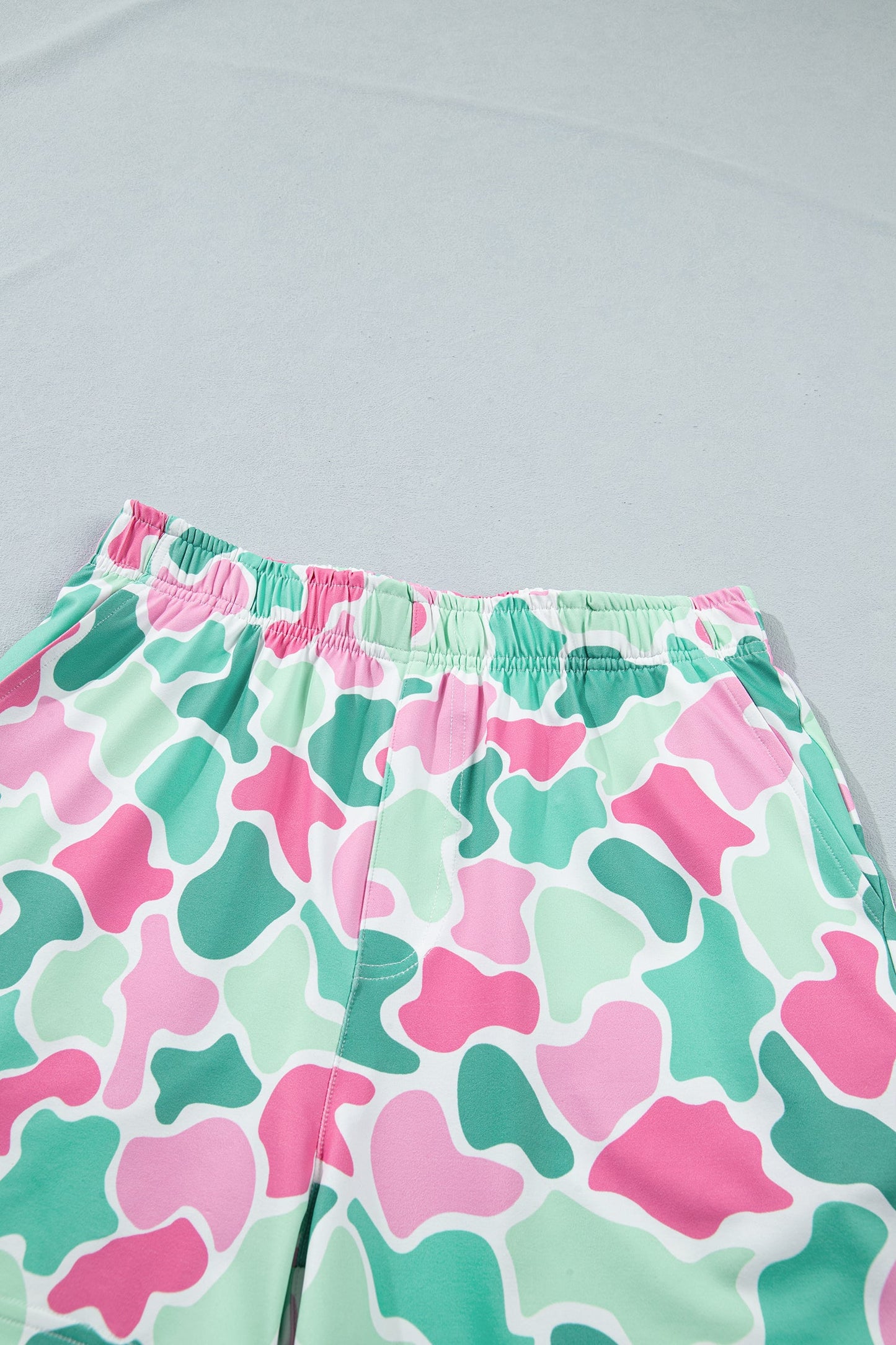 Honeysuckle Hill Camo Cropped Two Piece Workout Set